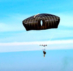 Parachutist on OTC event