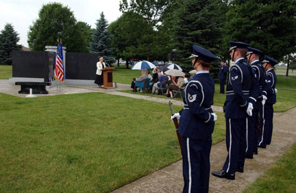 Ceremony in Memorial Park