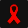 Illustration: Icon of red ribbon