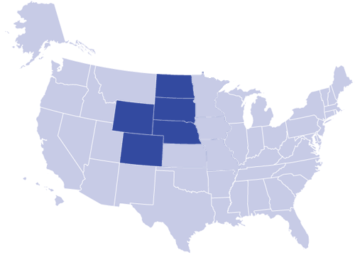 West Central Region Map