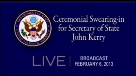 Ceremonial Swearing-in for Secretary of State John Kerry