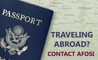 Contact OSI before traveling abroad