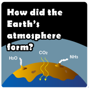 How did Earth's atmosphere form?