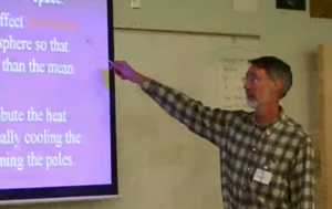 NOAA scientist Chris Fairall presents a workshop in Boulder, CO