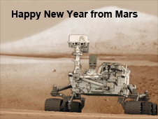 From Mars Curiosity to Times Square: Happy New Year