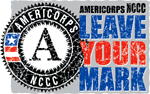 AmeriCorps NCCC Leave Your Mark logo