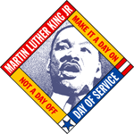 Martin Luther King Jr Day of Service logo