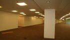 Figure 1 – Second floor carpet, paint, and ceiling tiles are complete.