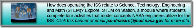 This is a DLN announcement pertaining to the working of the ISS