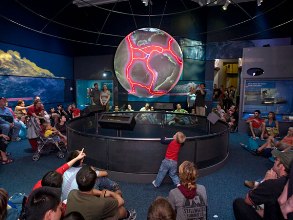 Science on a Sphere at Smithsonian Sant Ocean Hall