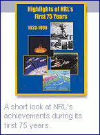 Link to Highlights of NRL's First 75 Years PUBLICATION