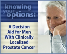 image from decision aid for localized prostate cancer