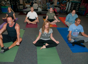 Veterans participating in Yoga