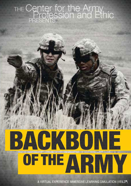 Backbone of the Army Poster