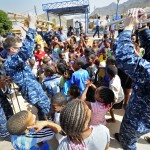 U.S. Navy's musicians entertain Cape Verde residents during Africa Partnership Station 2013