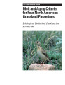 Molt and aging criteria for four North American grassland passerines Biological Technical Publication BTP-R6011-2008
