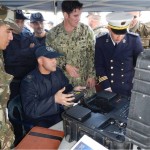 MDSU Two divers train with Algerian divers and officers aboard USNS Grapple