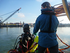 January 15, 2013 - Getting on target, Lower Duwamish River, WA