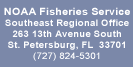 NOAA Fisheries Service, SE Regional Office Address