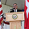 Chargé McCulley during his speech at Rydhave