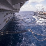 USNS Kanawha delivers fuel to USS Harry S. Truman