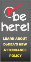 Be Here!  DoDEA's Attendance Policy
