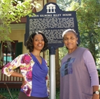 Marion McGee, the assistant director, and Althemese Barnes, the founder of the John G. Riley House and Museum.