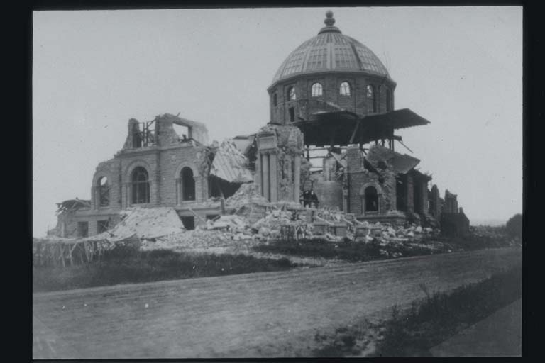 Damage to Library at Stanford University