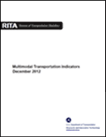 Multimodal Transportation Indicators - December 2012