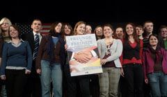 Gymnasium students publish book on German-American relations (December 2, 2009)