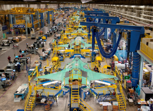 Lockheed Martin’s F-35, assembled at the corporation’s Aeronautics facility in Fort Worth, Texas, teams with 1,300 domestic suppliers in 47 states and Puerto Rico.