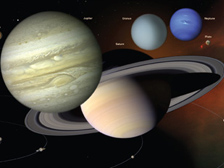 Our Solar System Lithograph