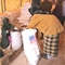 Food distribution in Dadaab Refugee Camp supported by the American People.