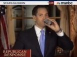 Marco Rubio Drinks Water