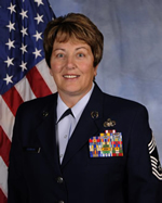 Chief Master Sergeant Cindy L. Downing, State Command Chief, California Air National Guard