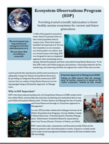 Ecosystem Assessment Program (EAP) Factsheet