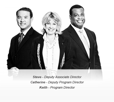 Photo of 3 people in business outfit
