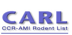 CARL CCR-AMI Rodent List