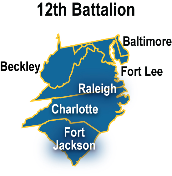 Photo of Twelfth Battalion Map
