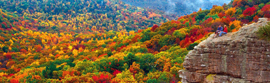 The Ozark Mountains in Autumn. Click through for image source.