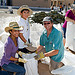 Volunteers fill sandbags to assist Santa Clara Pueblo in the aftermath of 2011's Las Conchas Fire