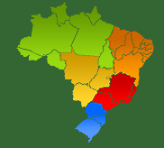 Map of Brazil