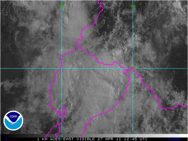 Volcano Satellite Graphic