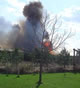 [photo:] 2008 Wildfire on Council Grounds, Wisconsin by Richard LaValley