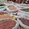 Sacks of staple foods from East Africa.