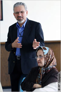 Dr. Mohammad Shahbazi with his wife, Dr. Zahra Sarraf, a faculty member at Shiraz University of Medical Sciences in Iran