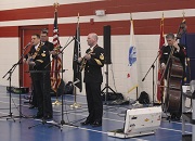 U.S. Navy’s Bluegrass Band Country Current performs at National Salute to Veteran Patients Week