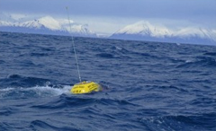 a new wave buoy off the coast of Anchor Point in Cook Inlet