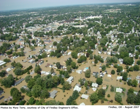 Findlay, OH Flood - August 2007.