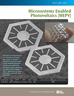 Microsystems  Enabled Photovoltaics publication cover